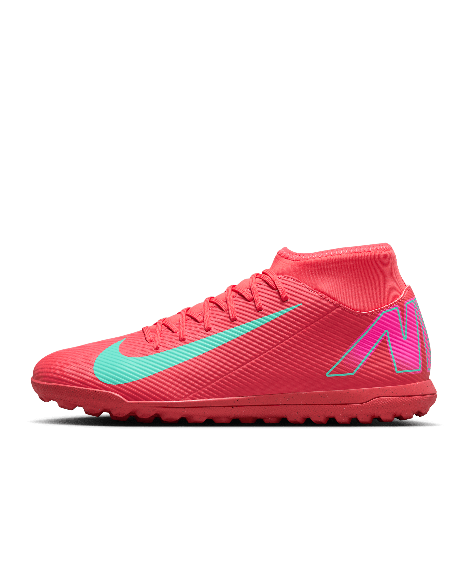 Nike Mercurial Superfly 10 Club Turf High-Top Football Shoes. Nike ID